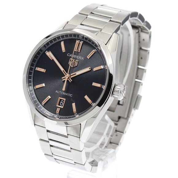 TAG HEUER Carrera Caliber 5 Date black Dial Automatic Men's Watch_870669 - Picture 2 of 6